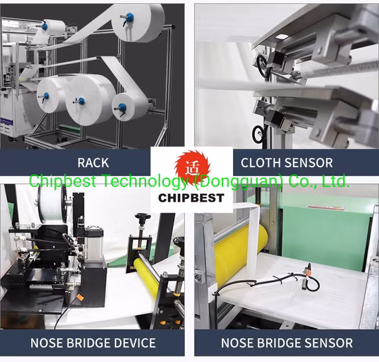 Macchinari automatici per la produzione di maschere facciali esterne Earloop